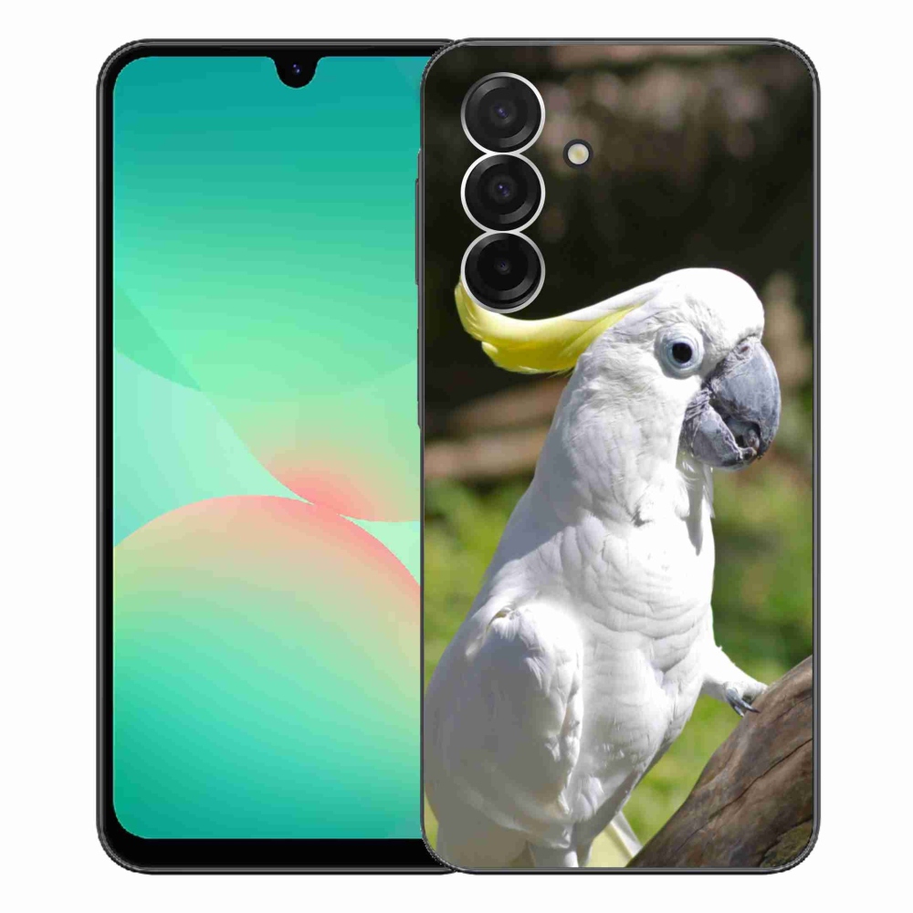 Gélový kryt mmCase na Samsung Galaxy A26 5G - papagáj kakadu 2