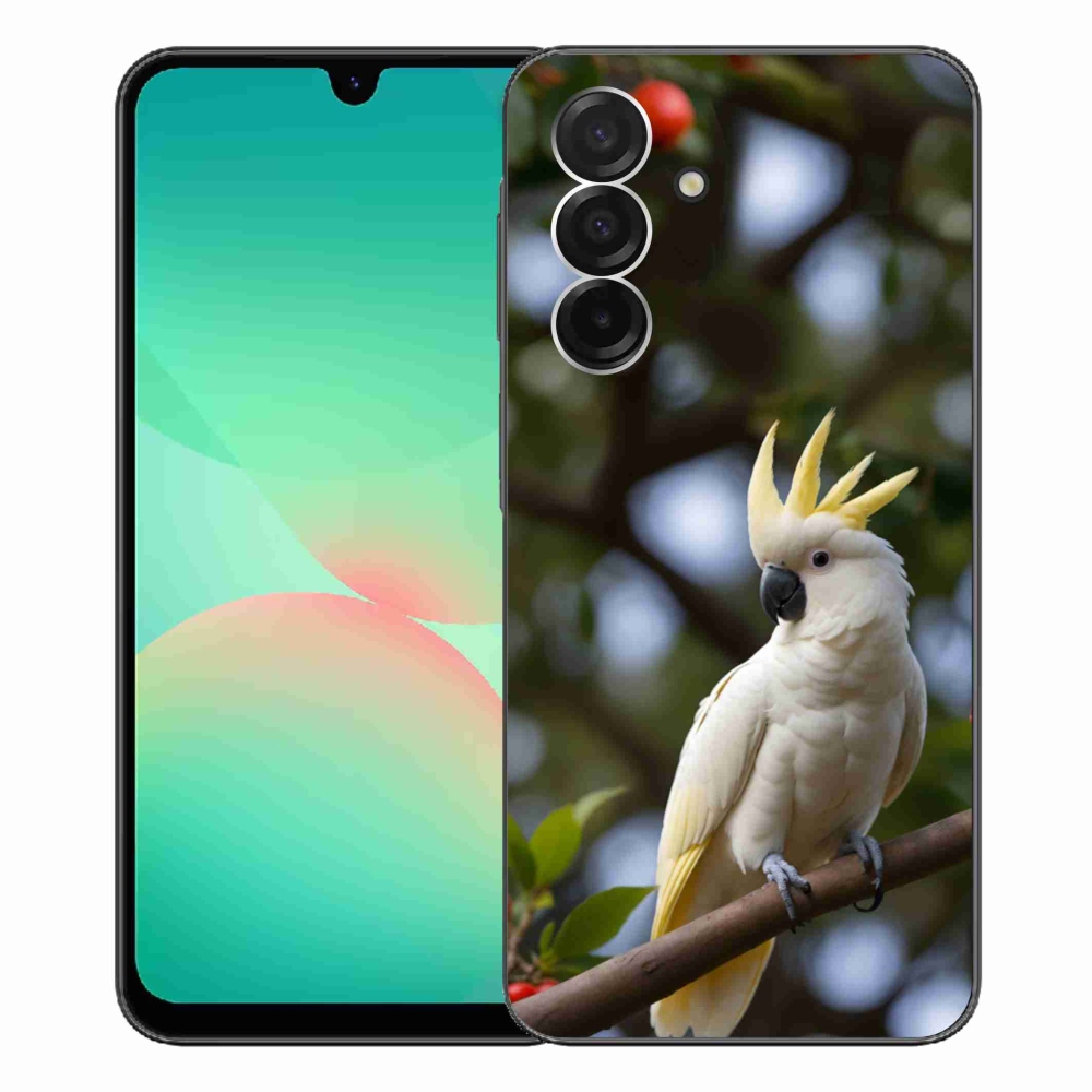 Gélový kryt mmCase na Samsung Galaxy A26 5G - papagáj kakadu 3