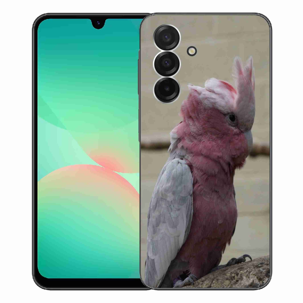 Gélový kryt mmCase na Samsung Galaxy A26 5G - papagáj kakadu ružový