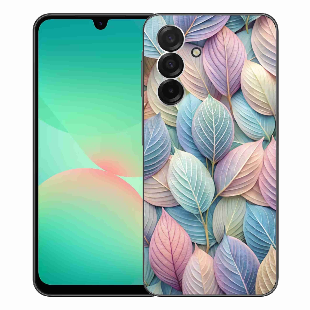 Gélový kryt mmCase na Samsung Galaxy A26 5G - pastelové listy