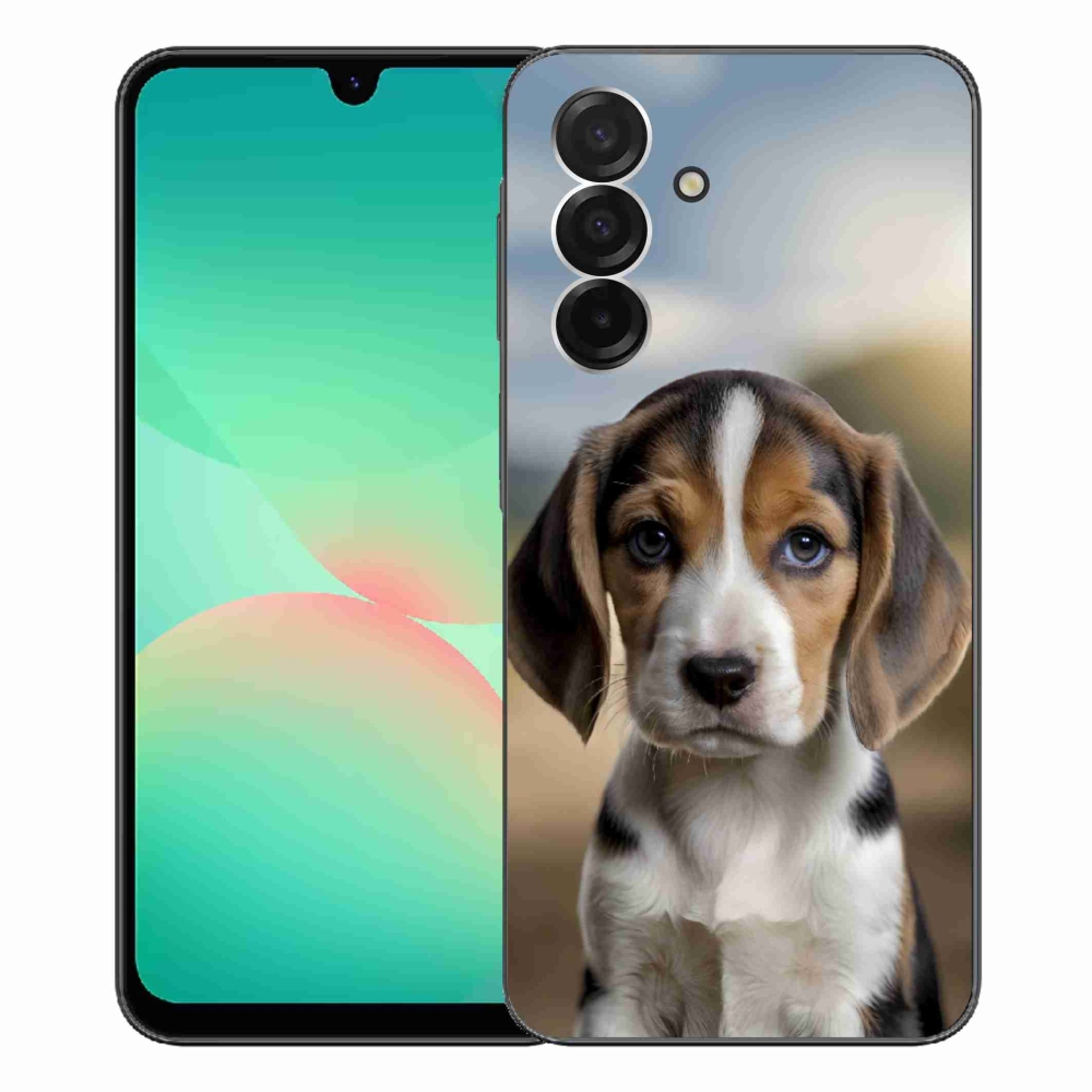 Gélový kryt mmCase na Samsung Galaxy A26 5G - roztomilý bígl