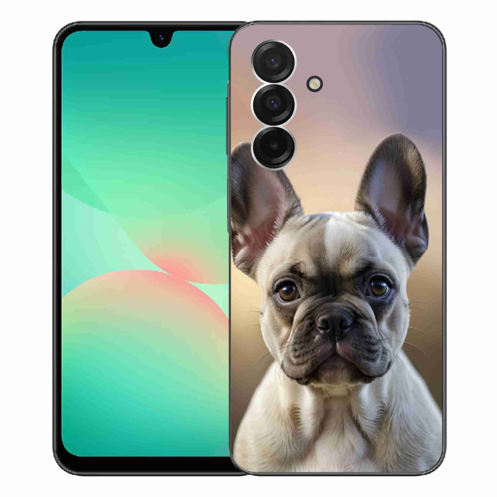 Gélový kryt mmCase na Samsung Galaxy A26 5G - roztomilý francúzsky buldoček