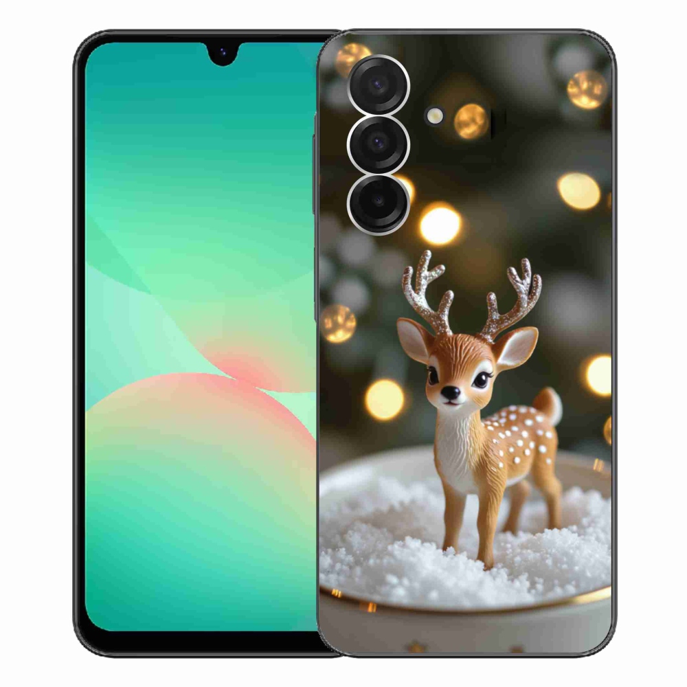 Gélový kryt mmCase na Samsung Galaxy A26 5G - roztomilý vianočný jeleň
