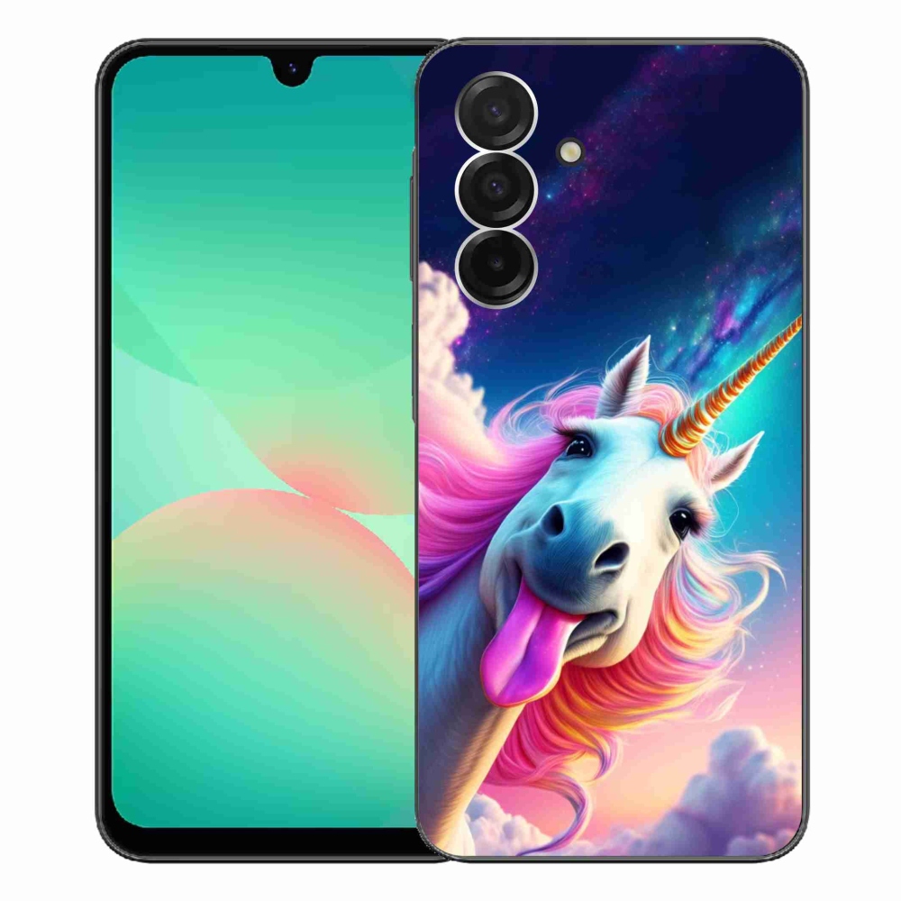 Gélový kryt mmCase na Samsung Galaxy A26 5G - šialený jednorožec