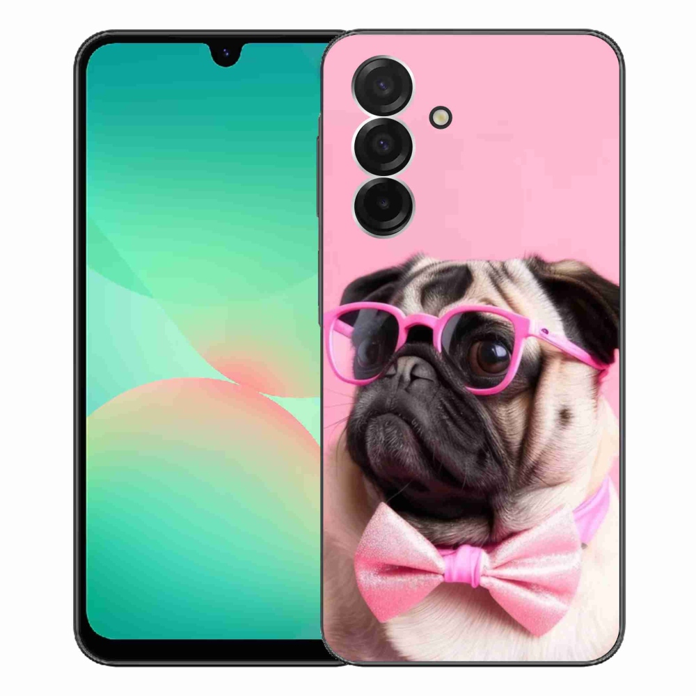Gélový kryt mmCase na Samsung Galaxy A26 5G - štýlový mops