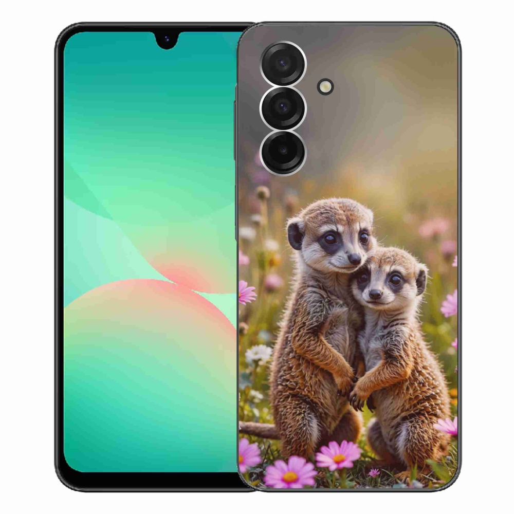 Gélový kryt mmCase na Samsung Galaxy A26 5G - surikatí duo