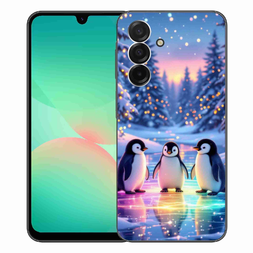 Gélový kryt mmCase na Samsung Galaxy A26 5G - tučniaky