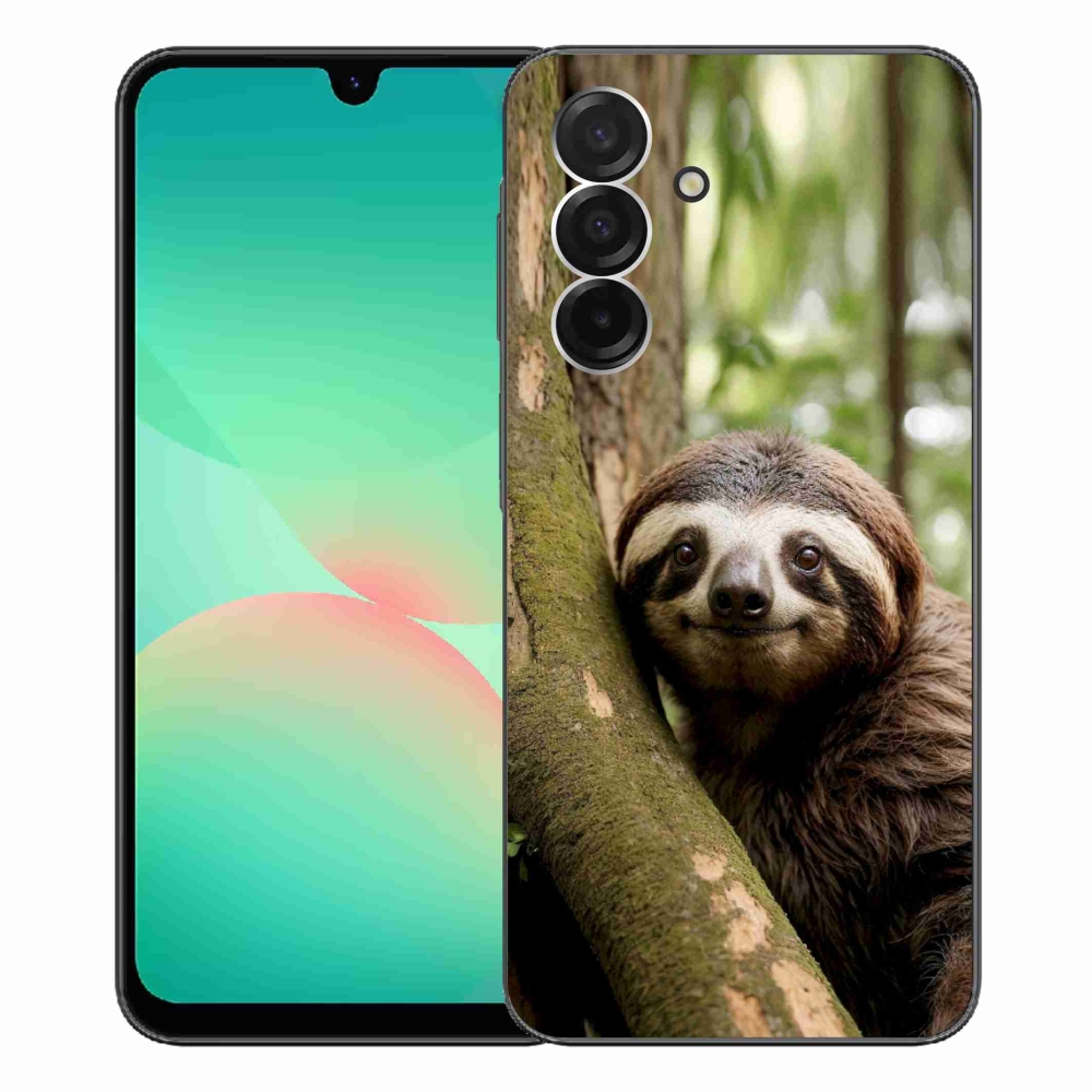 Gélový kryt mmCase na Samsung Galaxy A26 5G - usmievavý leňochod