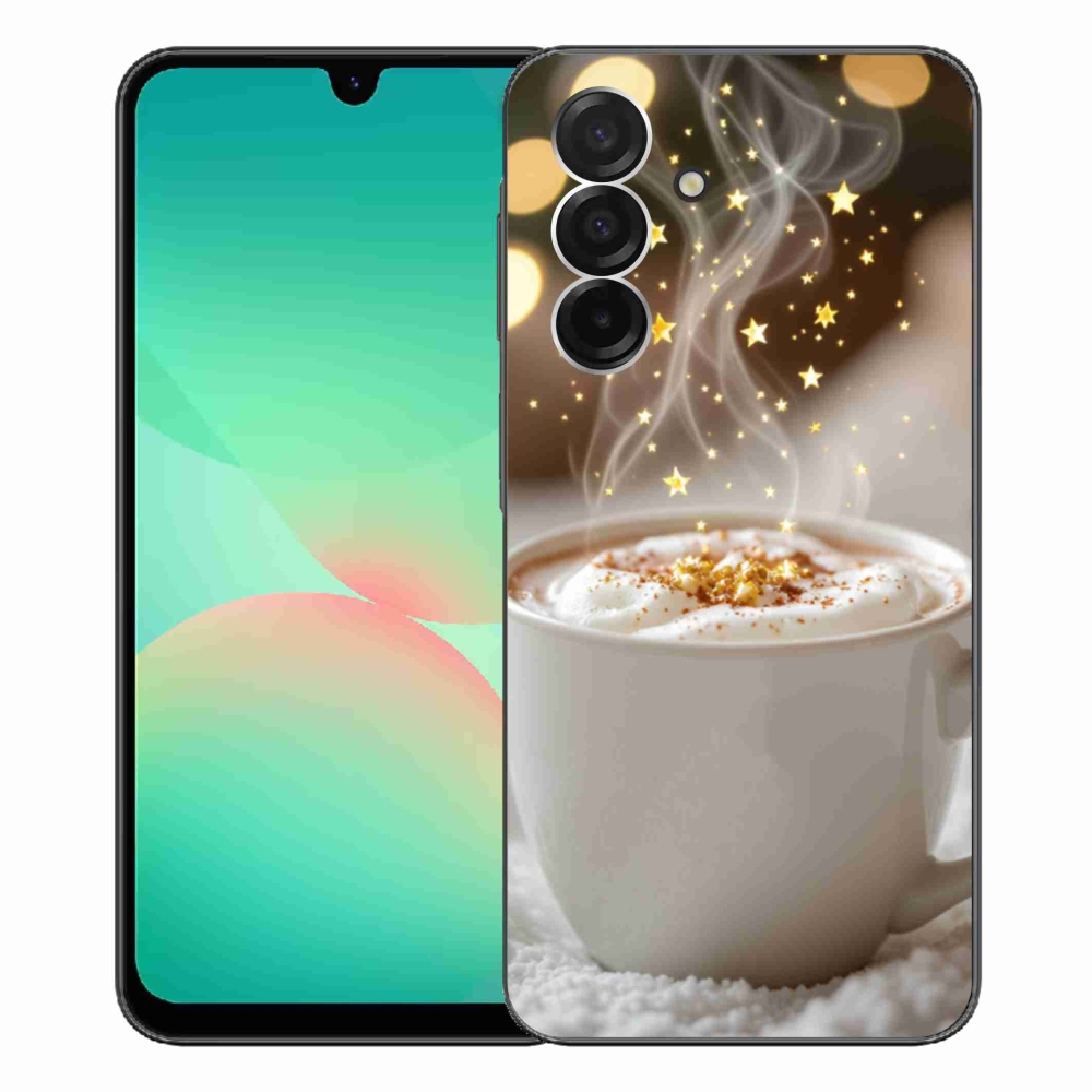 Gélový kryt mmCase na Samsung Galaxy A26 5G - vianočný horúci nápoj