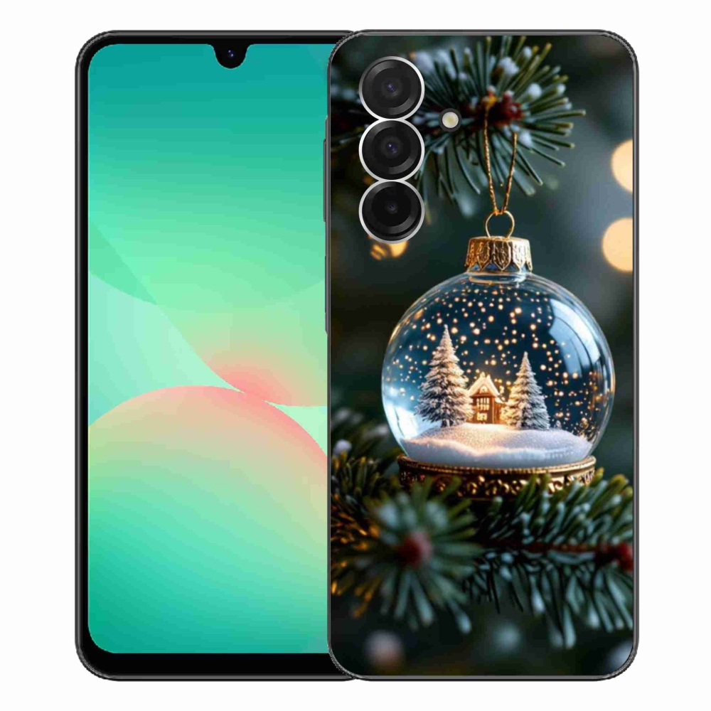 Gélový kryt mmCase na Samsung Galaxy A26 5G - vianočné gule 2