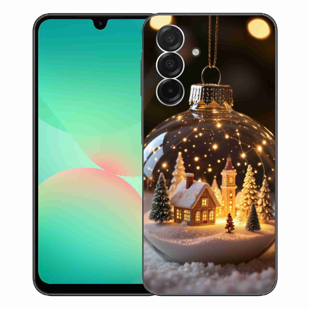 Gélový kryt mmCase na Samsung Galaxy A26 5G - vianočné gule 3