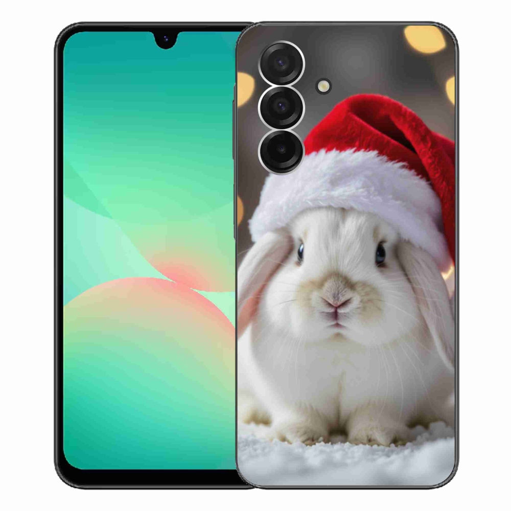 Gélový kryt mmCase na Samsung Galaxy A26 5G - vianočný králik