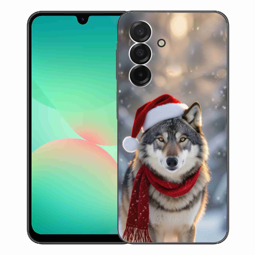 Gélový kryt mmCase na Samsung Galaxy A26 5G - vianočný vlk