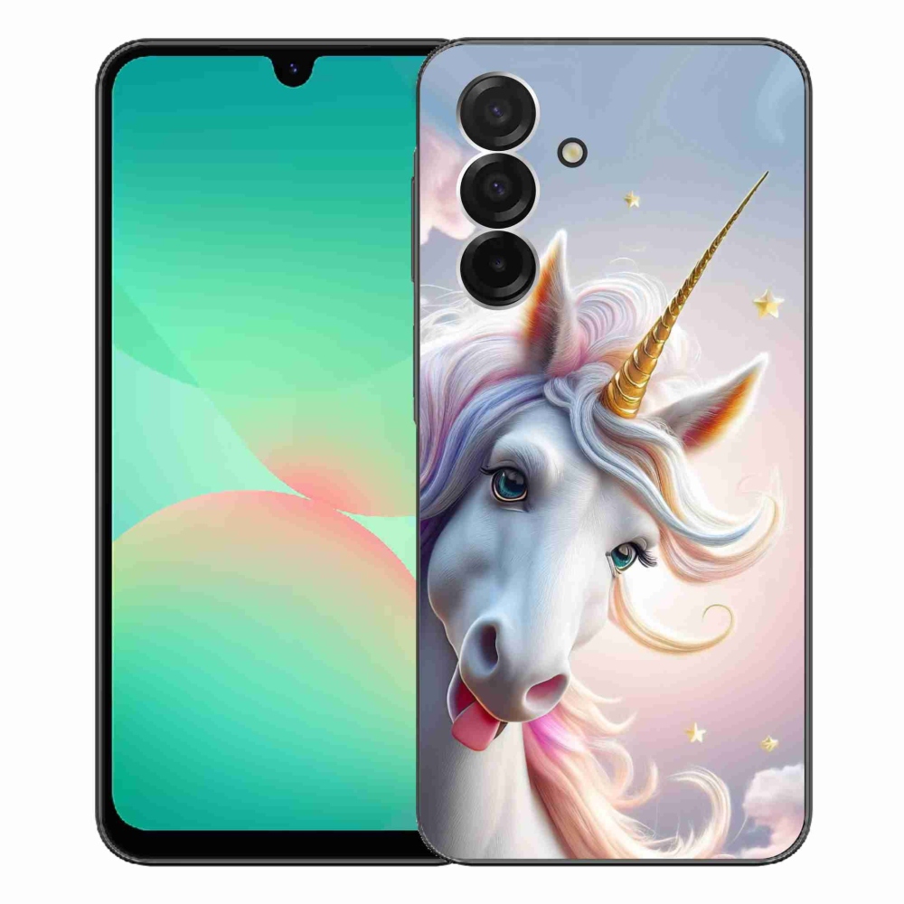 Gélový kryt mmCase na Samsung Galaxy A26 5G - veselý jednorožec
