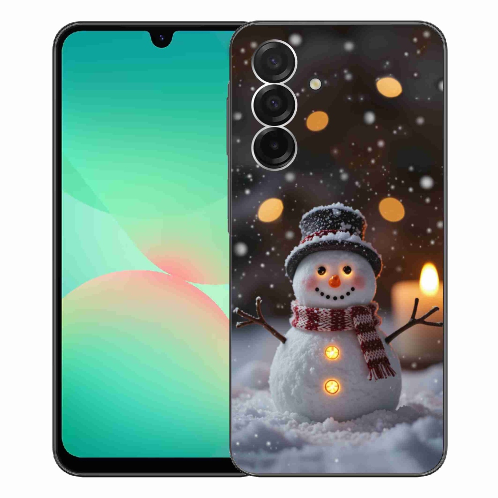 Gélový kryt mmCase na Samsung Galaxy A26 5G - veselý snehuliak