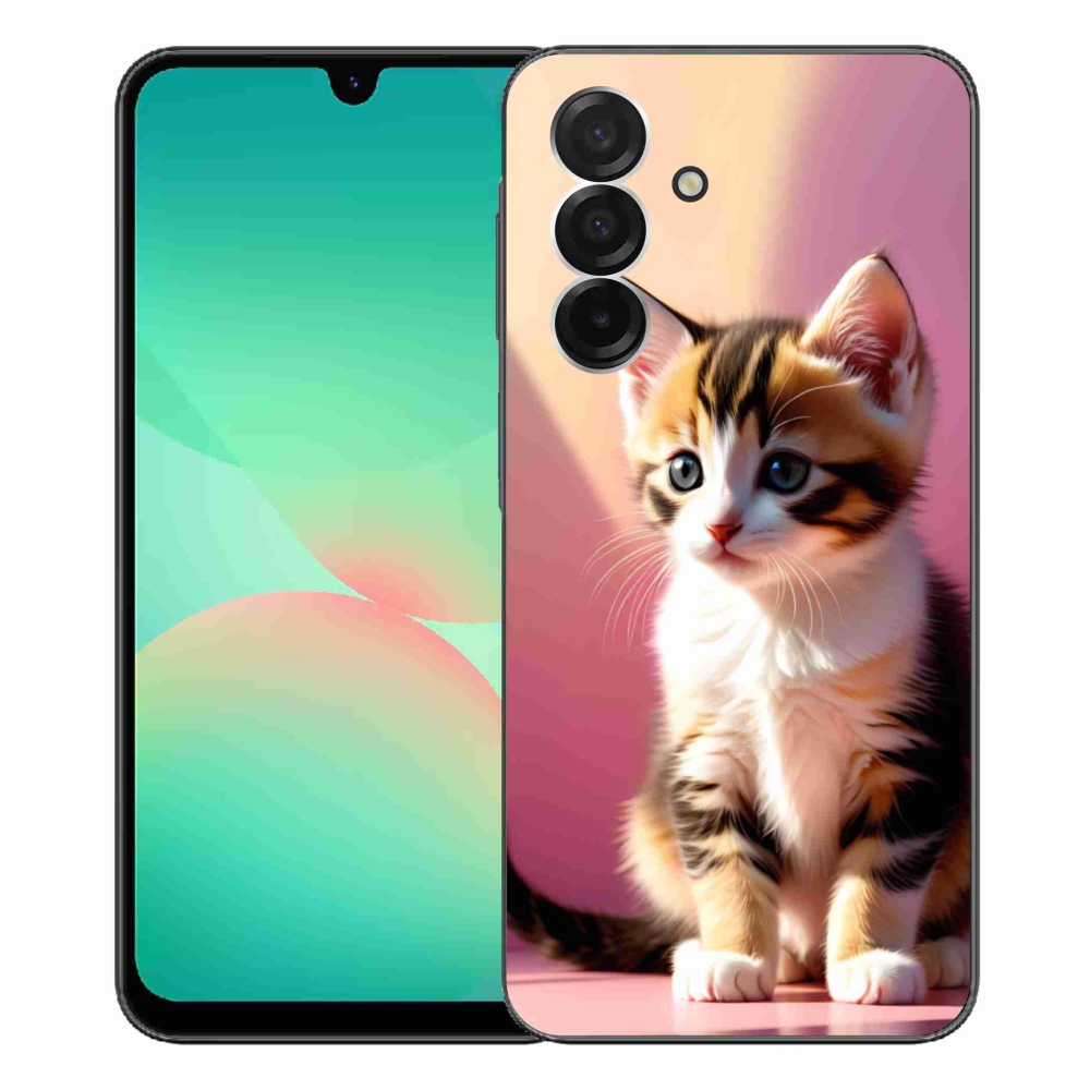 Gélový kryt mmCase na Samsung Galaxy A26 5G - zvedavé mačiatko 2