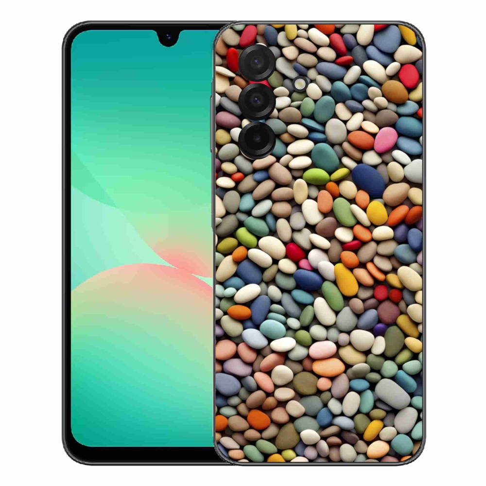 Gélový kryt mmCase na Samsung Galaxy A27 5G - farebné kamienky 2