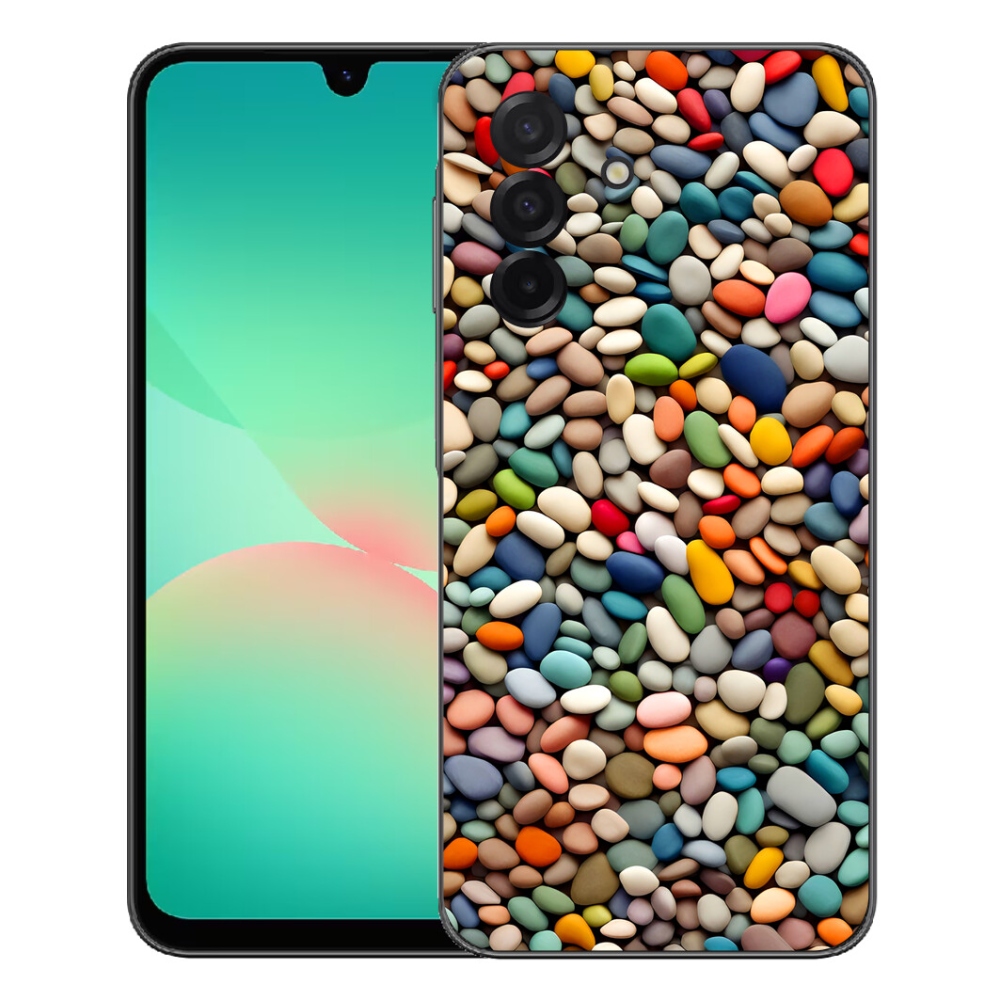 Gélový kryt mmCase na Samsung Galaxy A27 5G - farebné kamienky 2