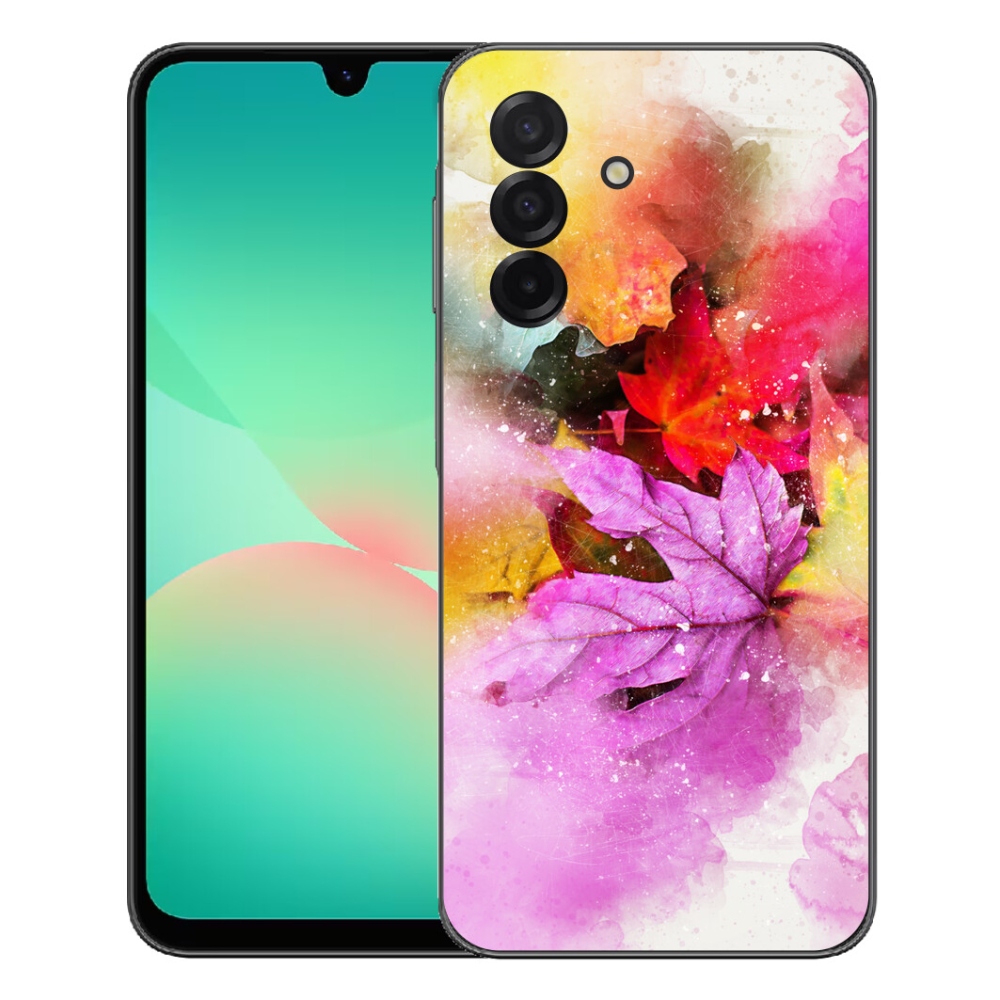 Gélový kryt mmCase na Samsung Galaxy A27 5G - farebné listy