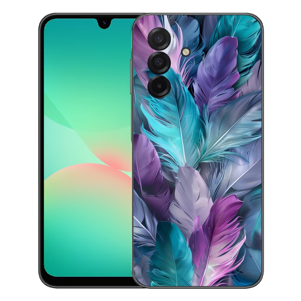 Gélový kryt mmCase na Samsung Galaxy A27 5G - farebné perie 2