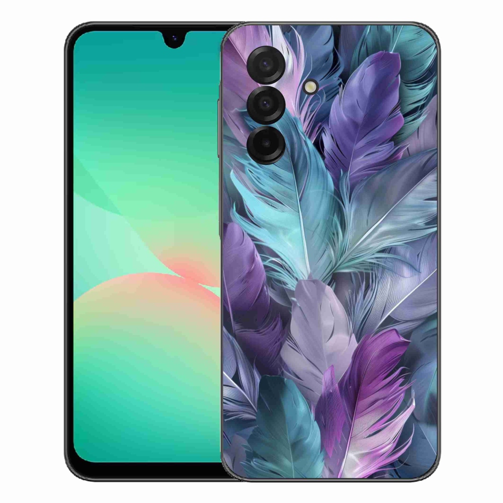 Gélový kryt mmCase na Samsung Galaxy A27 5G - farebné perie 2