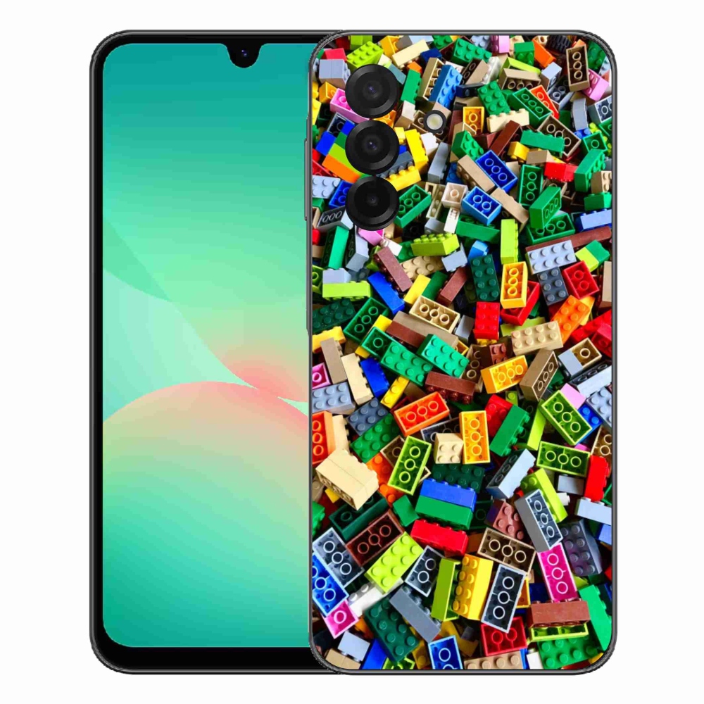 Gélový kryt mmCase na Samsung Galaxy A27 5G - farebné stavebné kocky