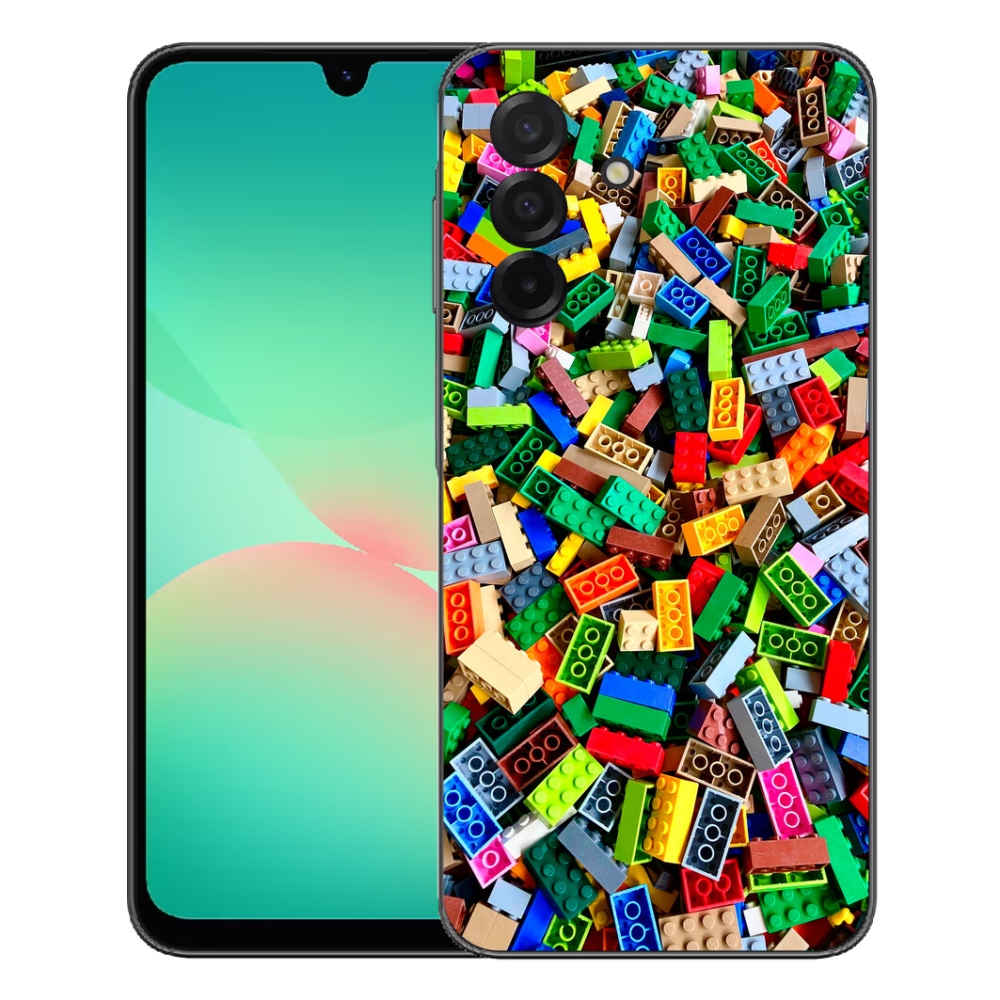 Gélový kryt mmCase na Samsung Galaxy A27 5G - farebné stavebné kocky