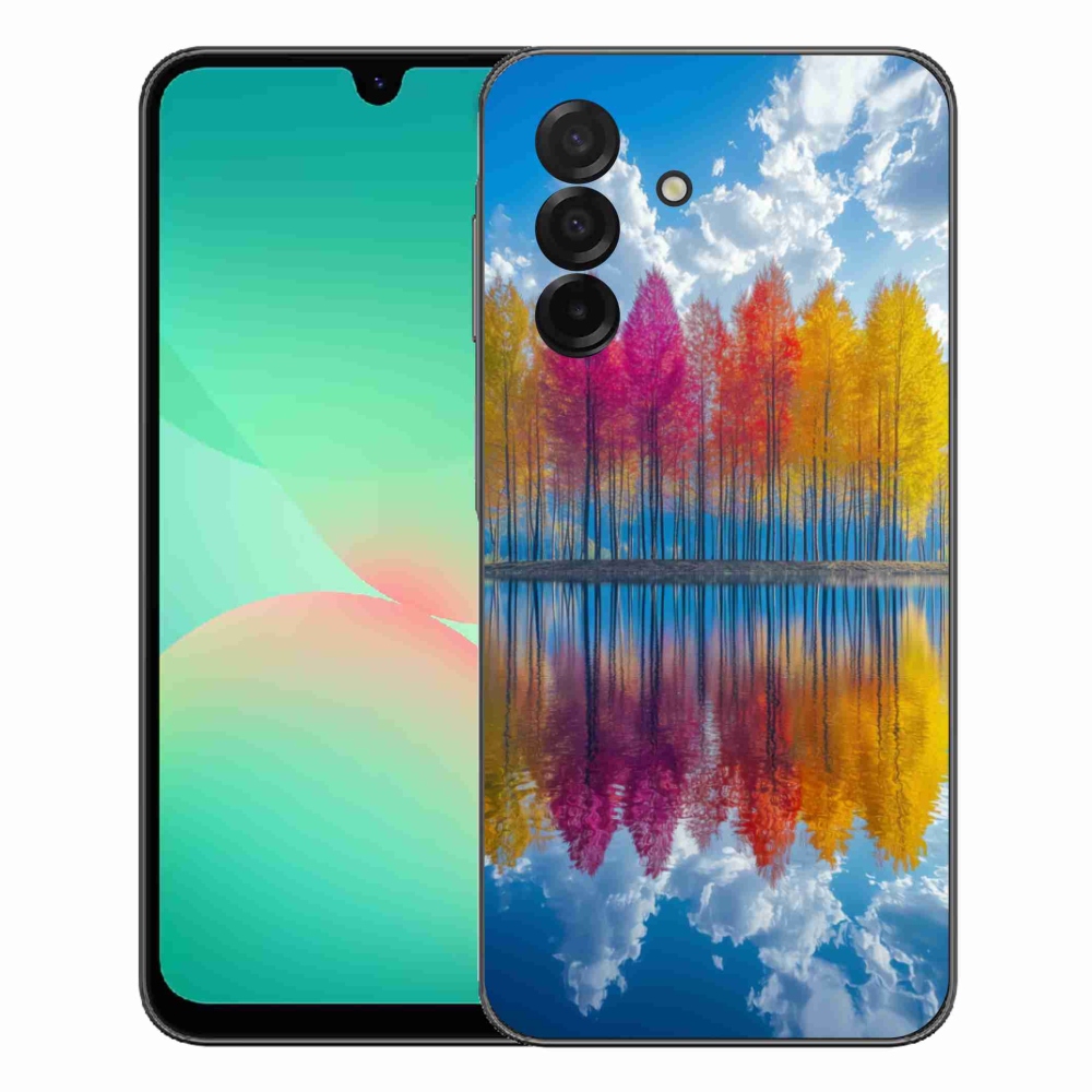 Gélový kryt mmCase na Samsung Galaxy A27 5G - farebné stromy