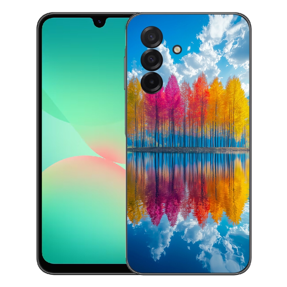 Gélový kryt mmCase na Samsung Galaxy A27 5G - farebné stromy