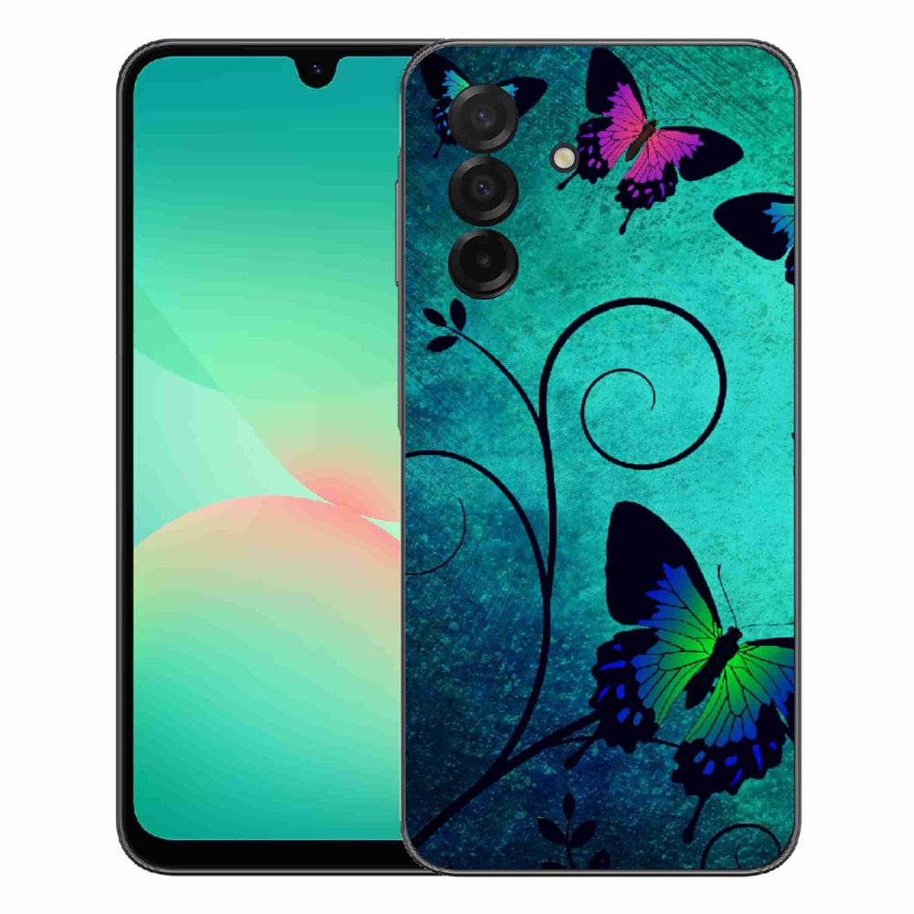 Gélový kryt mmCase na Samsung Galaxy A27 5G - farební motýle