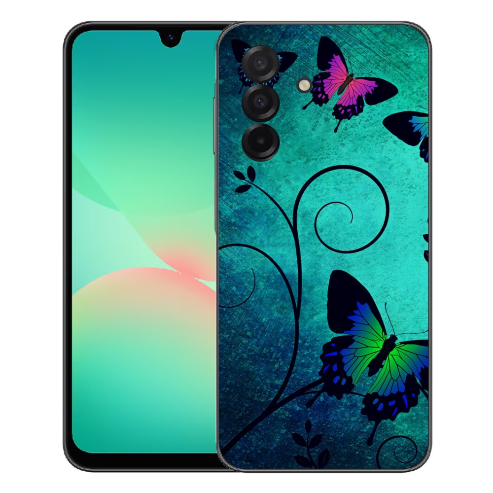 Gélový kryt mmCase na Samsung Galaxy A27 5G - farební motýle