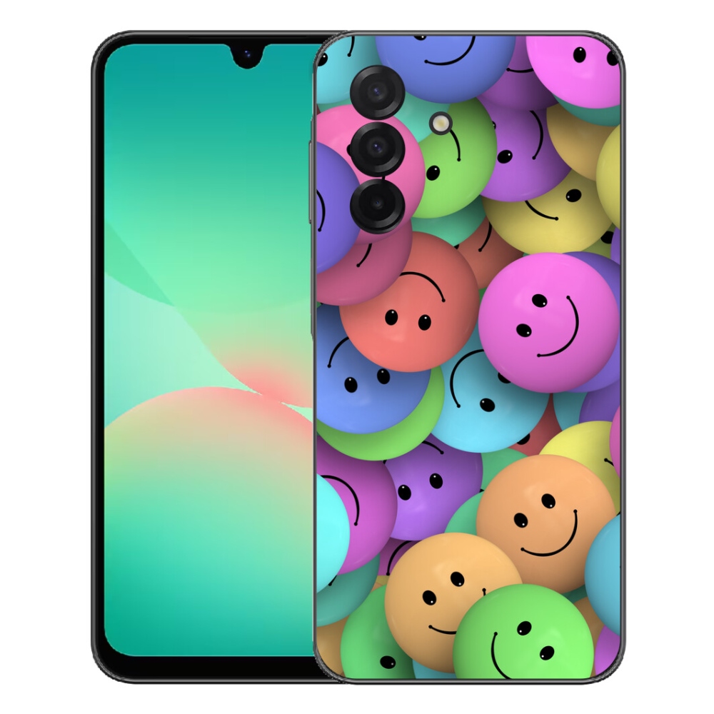 Gélový kryt mmCase na Samsung Galaxy A27 5G - farební smajlíci