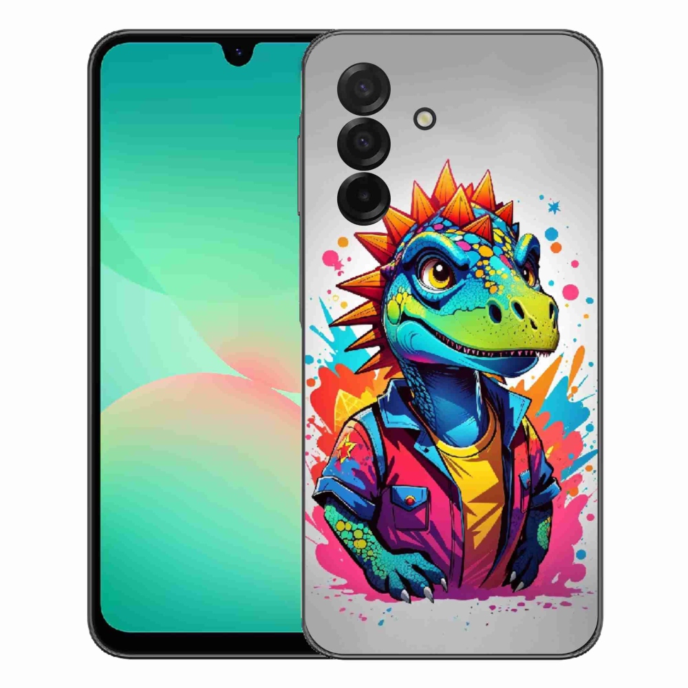 Gélový kryt mmCase na Samsung Galaxy A27 5G - farebný dinosaurus