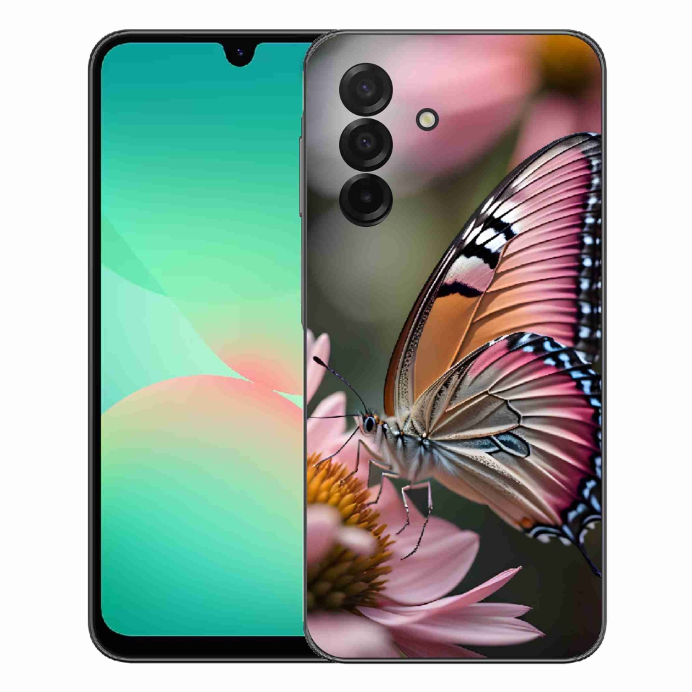 Gélový kryt mmCase na Samsung Galaxy A27 5G - farebný motýľ