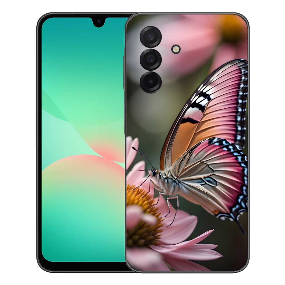 Gélový kryt mmCase na Samsung Galaxy A27 5G - farebný motýľ