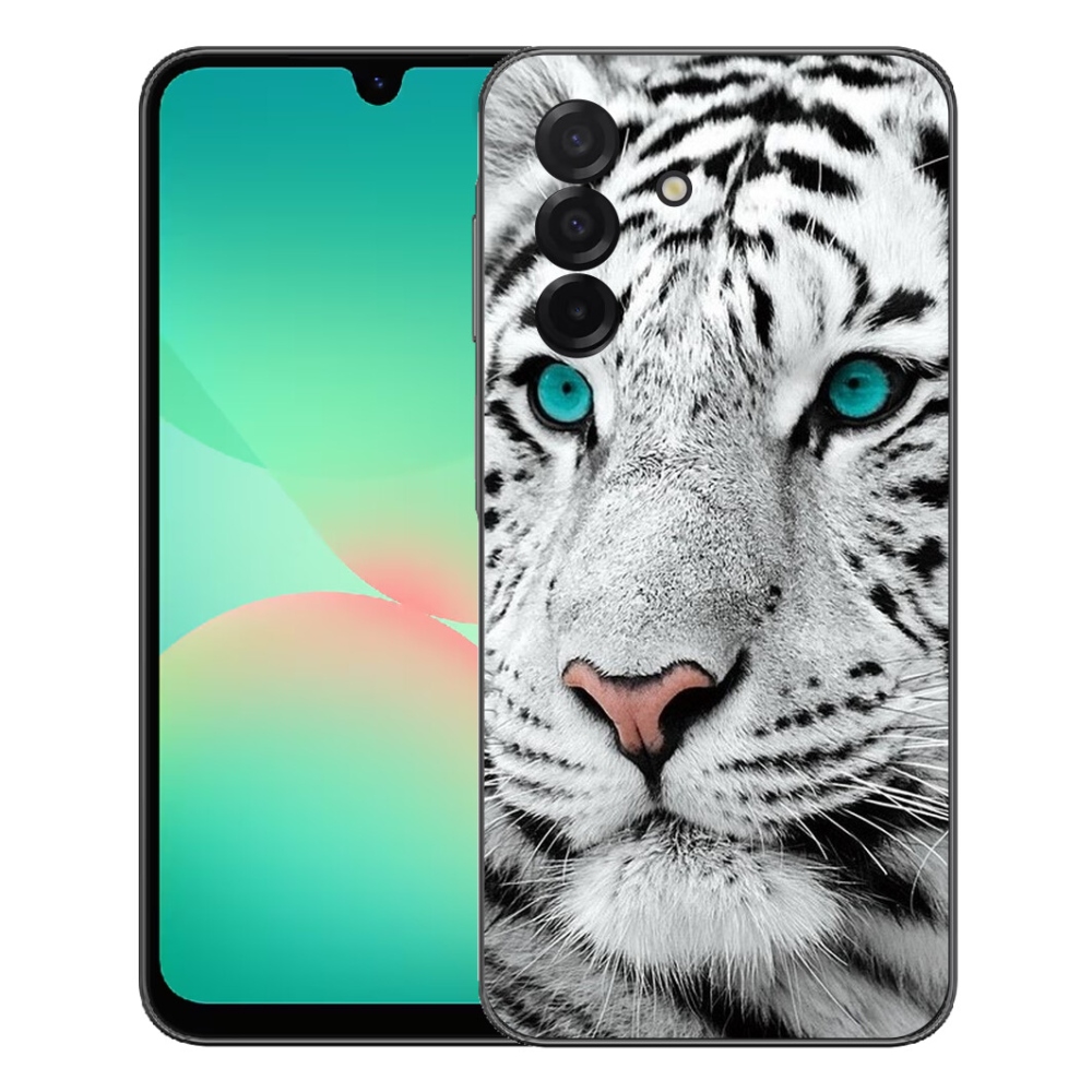 Gélový kryt mmCase na Samsung Galaxy A27 5G - biely tiger