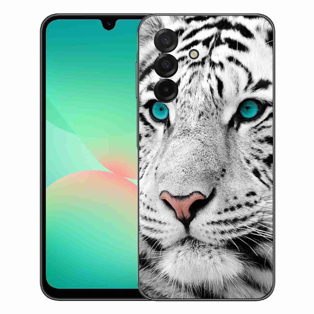 Gélový kryt mmCase na Samsung Galaxy A27 5G - biely tiger