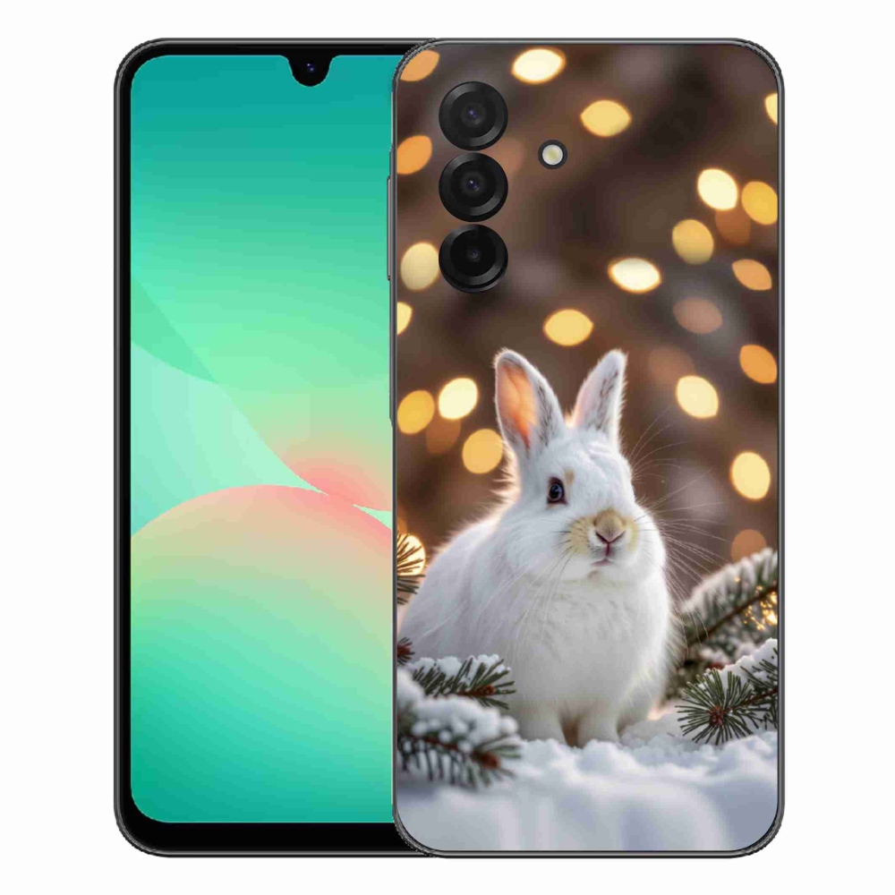 Gélový kryt mmCase na Samsung Galaxy A27 5G - biely zajac