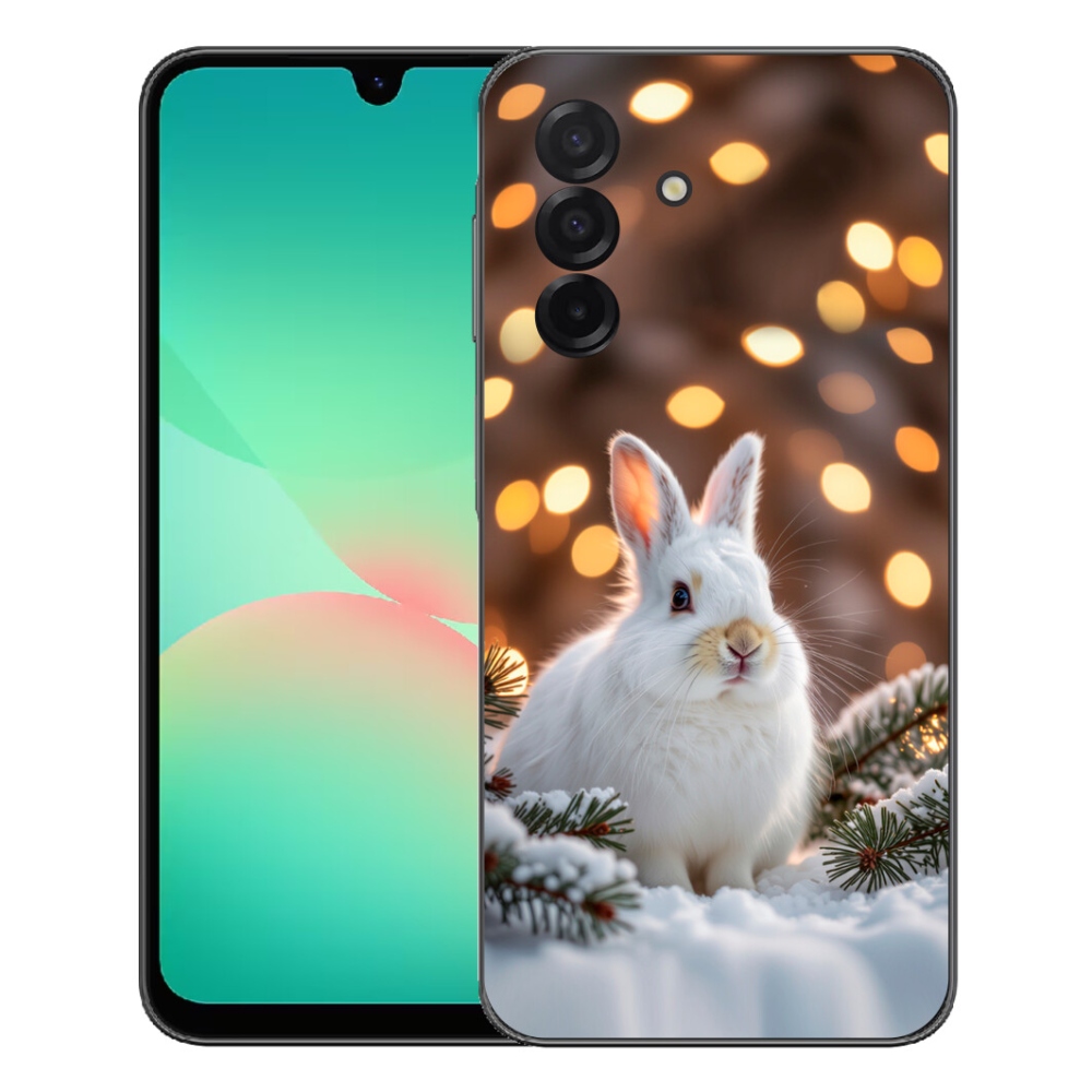 Gélový kryt mmCase na Samsung Galaxy A27 5G - biely zajac
