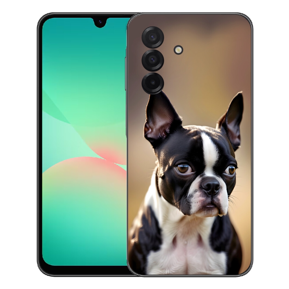 Gélový kryt mmCase na Samsung Galaxy A27 5G - bostonský teriér
