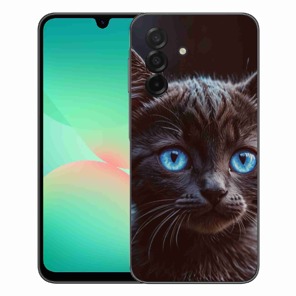 Gélový kryt mmCase na Samsung Galaxy A27 5G - čierne mačiatko 2