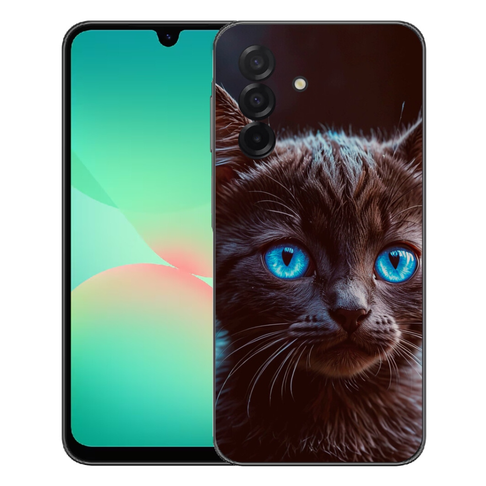 Gélový kryt mmCase na Samsung Galaxy A27 5G - čierne mačiatko 2