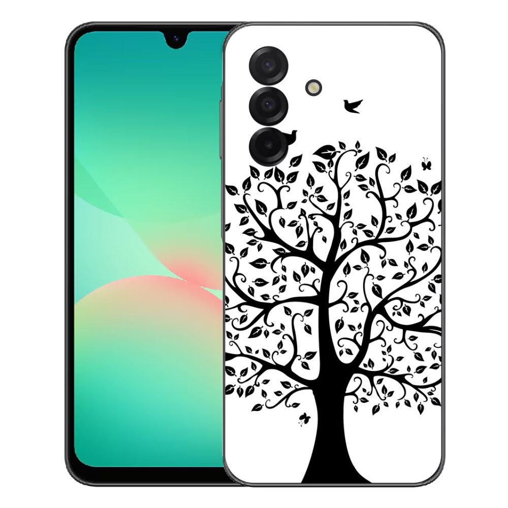 Gélový kryt mmCase na Samsung Galaxy A27 5G - čiernobiely strom