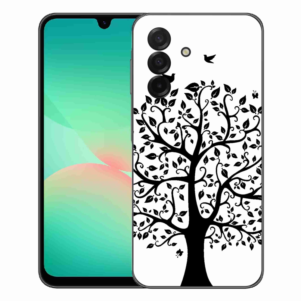 Gélový kryt mmCase na Samsung Galaxy A27 5G - čiernobiely strom