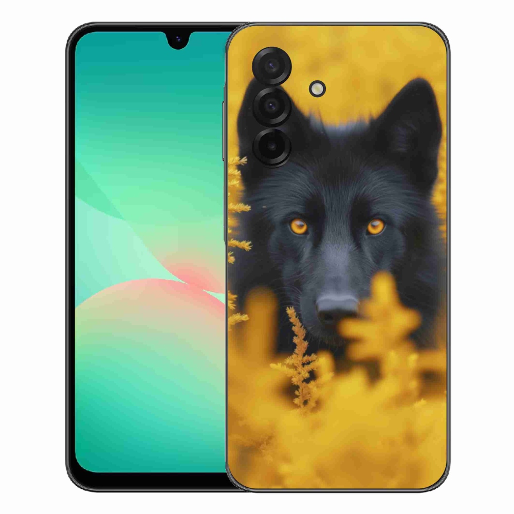 Gélový kryt mmCase na Samsung Galaxy A27 5G - čierny vlk 2