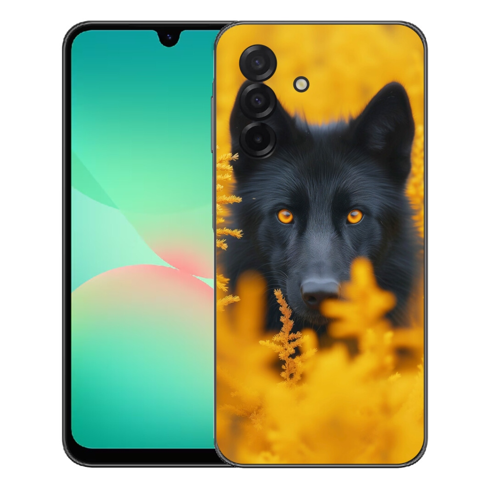 Gélový kryt mmCase na Samsung Galaxy A27 5G - čierny vlk 2