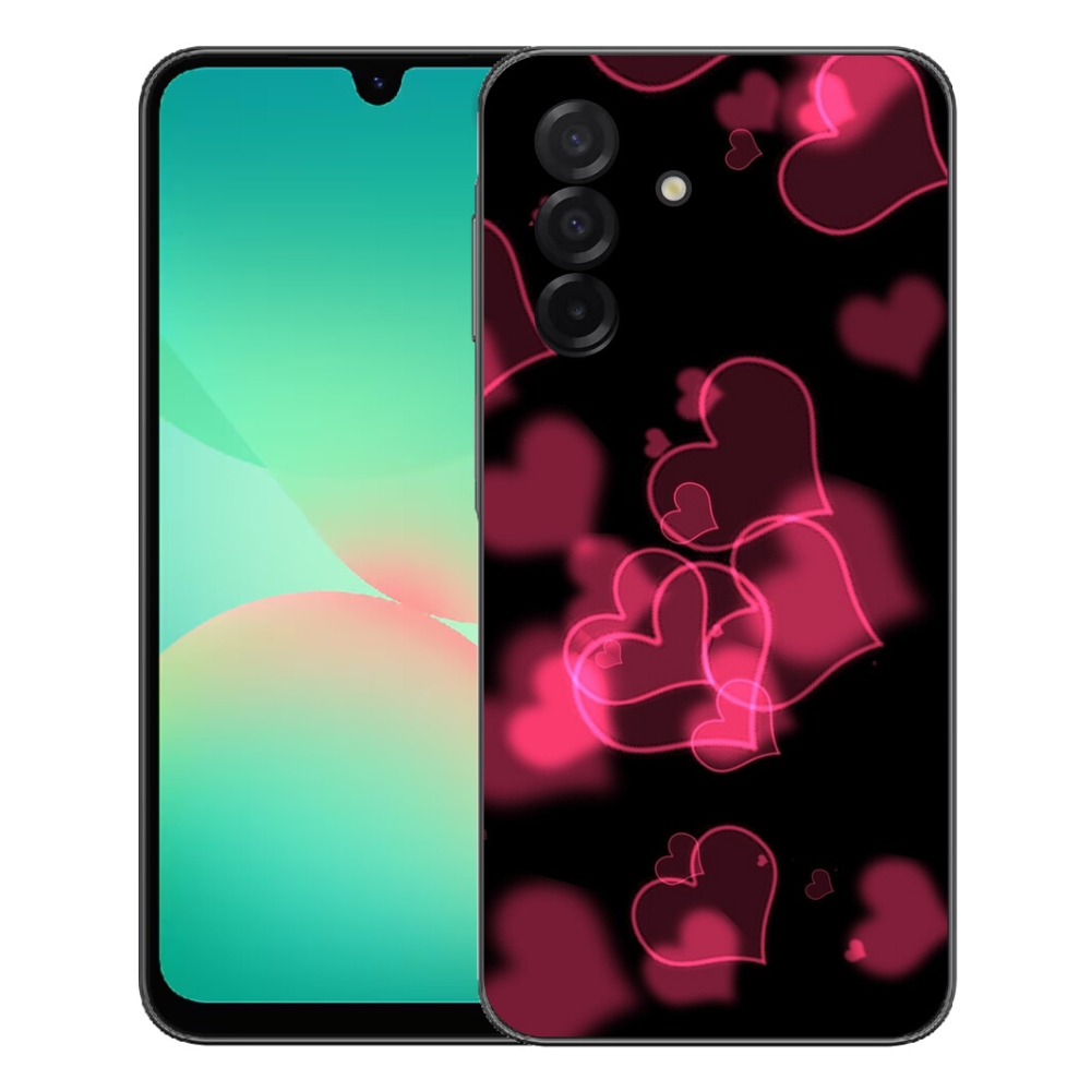 Gélový kryt mmCase na Samsung Galaxy A27 5G - červená srdiečka