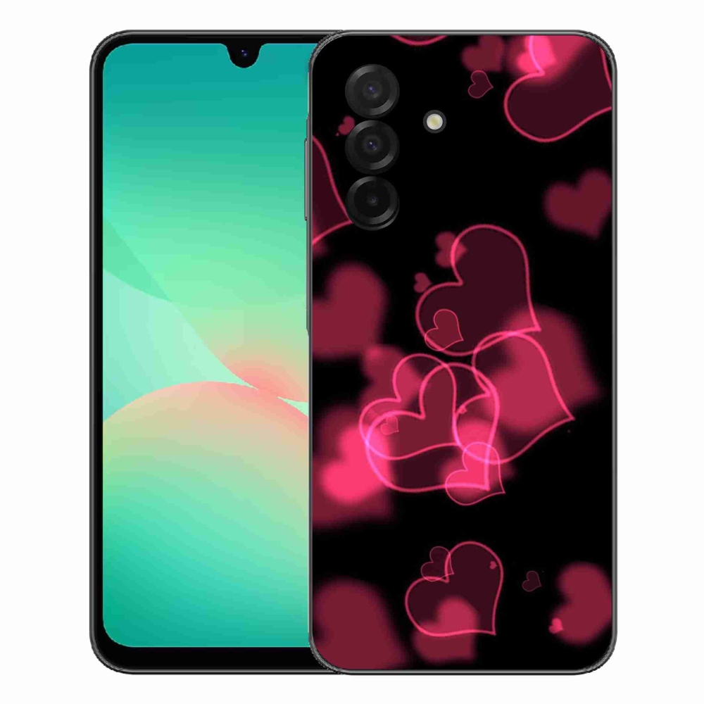 Gélový kryt mmCase na Samsung Galaxy A27 5G - červená srdiečka