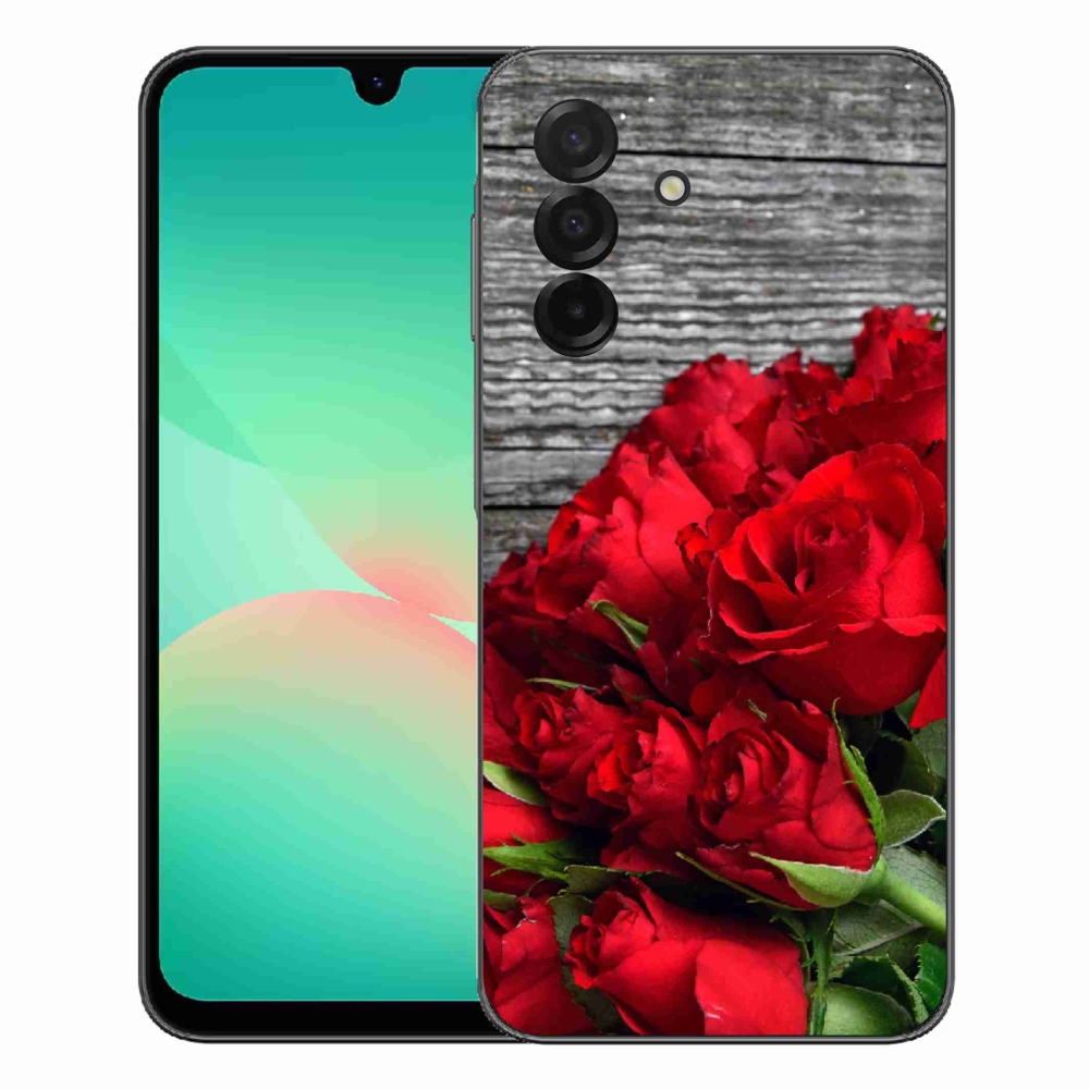 Gélový kryt mmCase na Samsung Galaxy A27 5G - červené ruže
