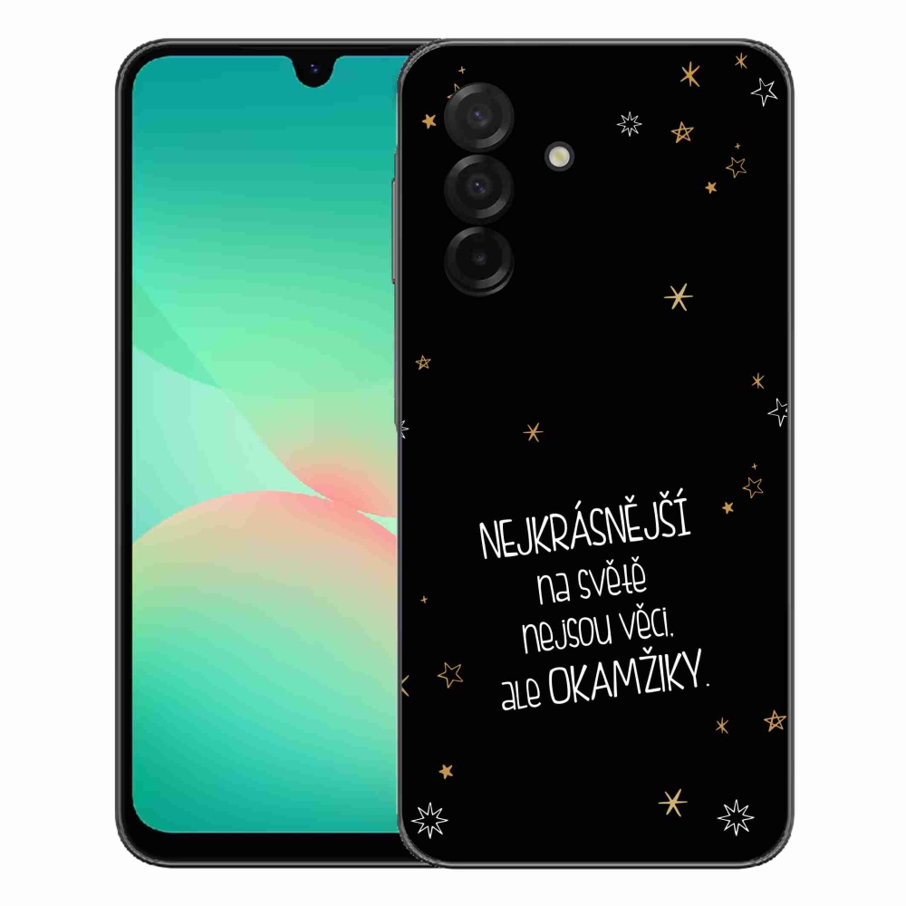 Gélový kryt mmCase na Samsung Galaxy A27 5G - citát 4 čierne pozadie